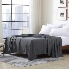 Cathay Home SINGLE Flat Sheet Queen 90" x 102" Gray