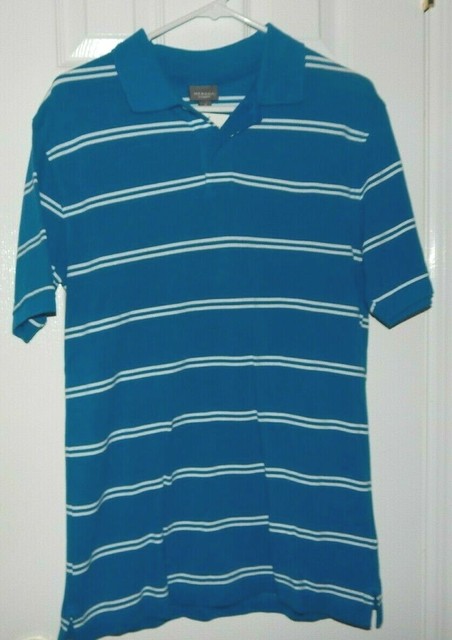 Men's Merona Classic Fit Pique Polo Shirt Size Mens S Small Blue for sale online | eBay