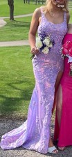 Sheri Hill purple and pink sequin prom dress. Size: 6