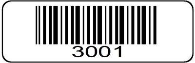 dymo label sequential barcodes