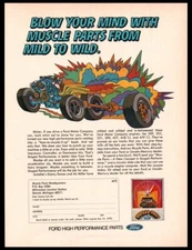 1970 Ford Muscle Car Parts-Vintage car art print ad-Man Cave/Garage Decor