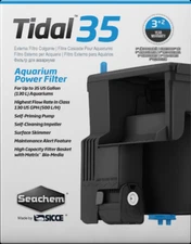 SEACHEM TIDAL 35 HOB POWER AQUARIUM TANK FILTER  by SICCE  ( UP TO 35 GALLON )