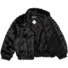 Supreme Black Coats, Faux Fur Outer Shell Jackets for Men Supreme Black Coats, Faux Fur Outer Shell Jackets for Men