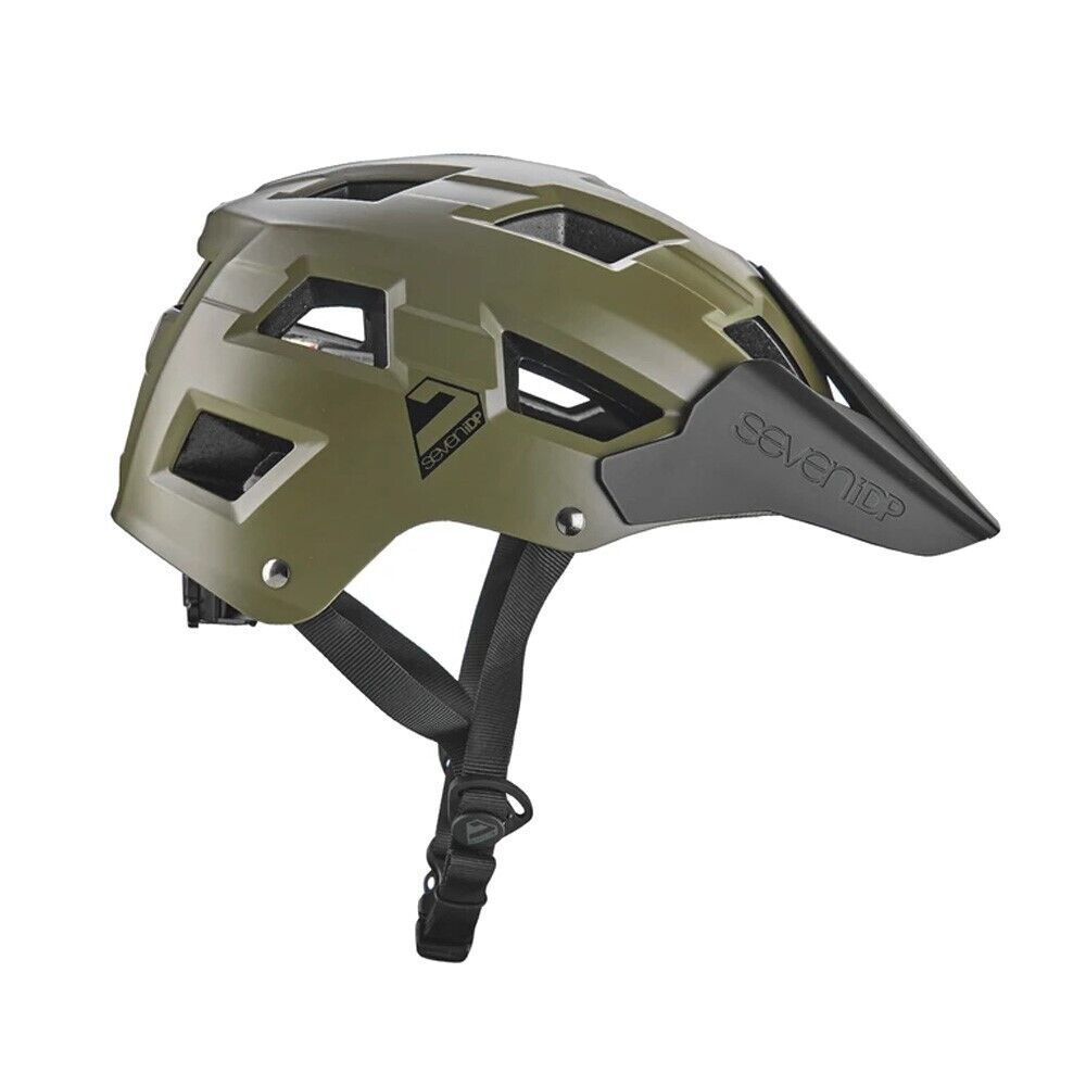7iDP M5 MTB Mountain Bike Helmet : ARMY GREEN - NEW iN BOX!