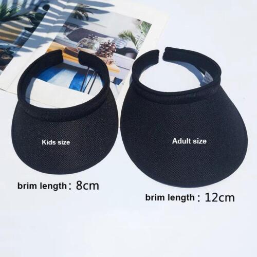 UV Protection Sun Cover Wide Hat Breathable Women Clip On Visor Cap Large Ladies - Picture 2 of 23