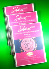 Baby Lock Solaris BLSA3  - 3 Manual Set: Sewi...