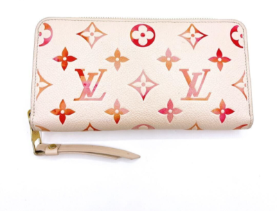 LOUIS VUITTON Zippy Wallet Sunrise Aquarelle MONOGRAM EMPREINTE w