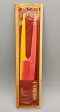 Vintage Goody Hair Combs Pink and Yellow Pkg of 2