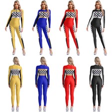 Women's Jumpsuit Cosplay Rompers Christmas Leotards Fancy Bodysuit Halloween