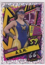 2021 Topps WWE Slam Attax Speckle Refractor #76 Nikki A.S.H.