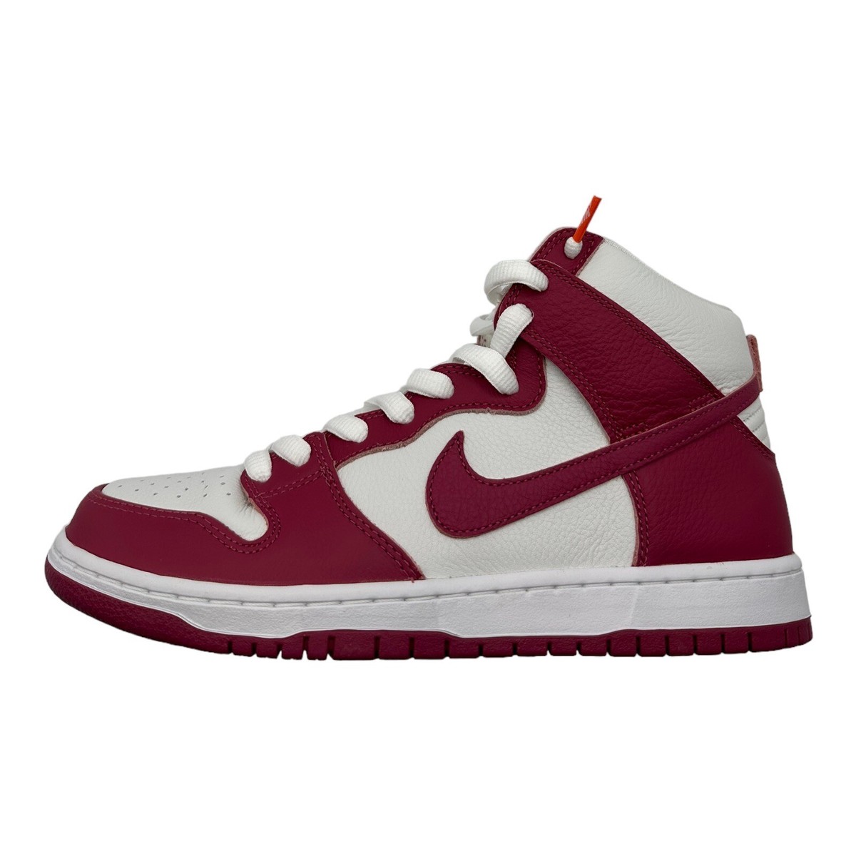Nike SB Dunk High Pro ISO \'Sweet Beet\' sneakers in white and magenta size 10.5 Nike SB Dunk High PRO ISO Men main image 3