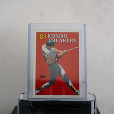 1988 Topps Record Breakers Mark McGwire #3 | RAW NM