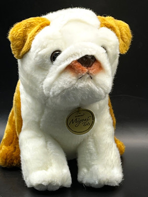 English Bulldog Dog Puppy Plush Stuffed Animal Toy Migoni by Aurora Stuffy