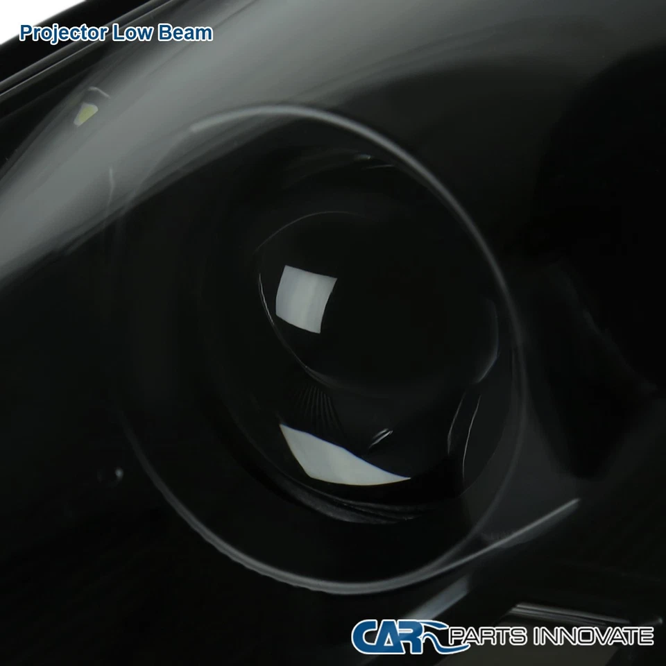 Fits 00-05 Toyota Celica Black Smoke LED Strip Projector Headlights Head Lamps - Imagem 3 de 4