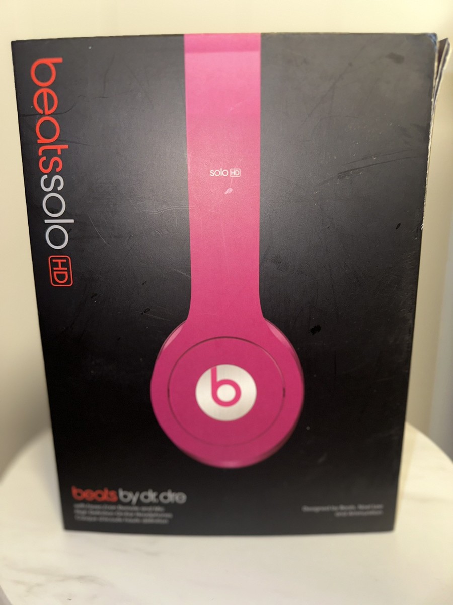 Beats by Dr. Dre Solo2 Wired Headphones Hot Pink Model B0518