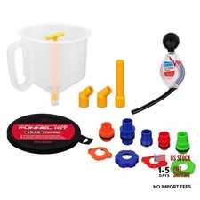 Radiator Coolant Filling Spill-Proof Funnel Kit - Hassle-Free Maintenance for