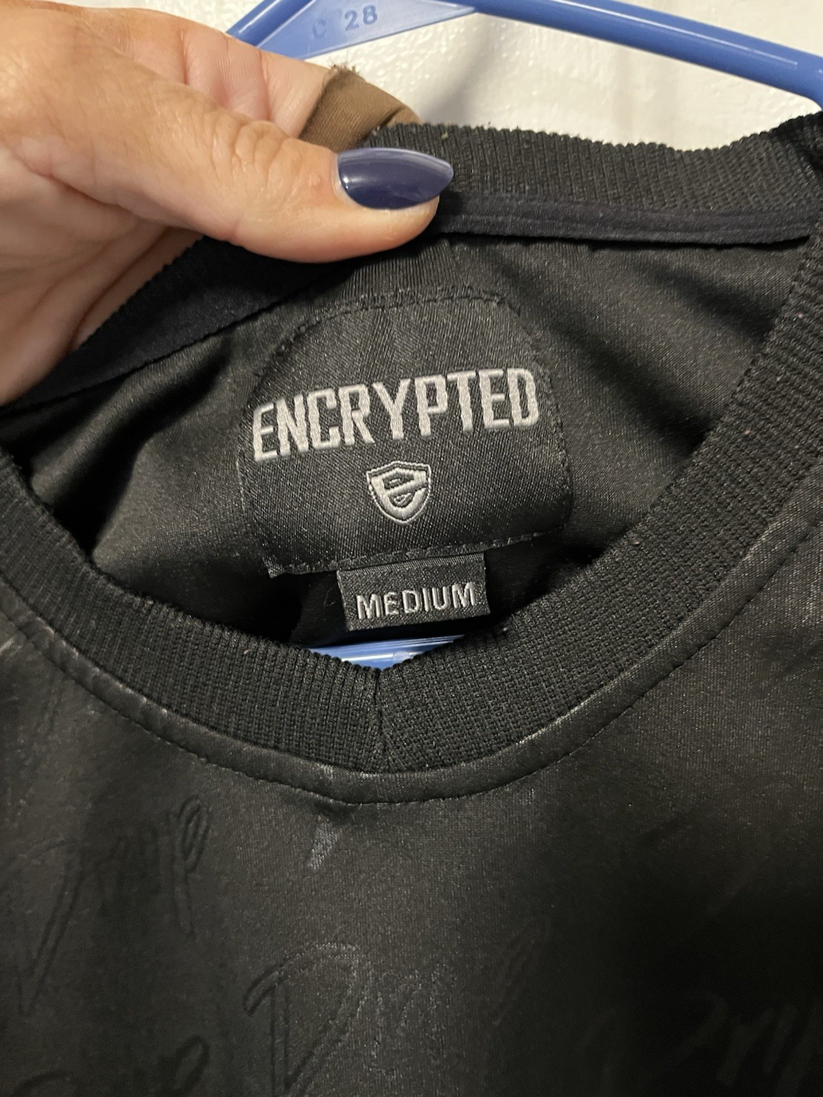 Encrypted Black Medium Drip Short Sleeve - image 2