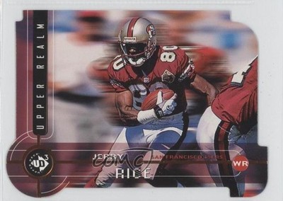 1998 Upper Deck UD3 Upper Realm Die-Cut 320/2000 Jerry Rice #80 HOF r4i