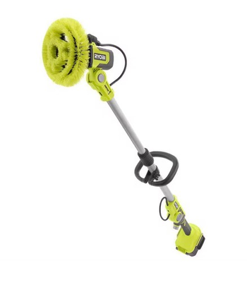 #ad #ad RYOBI ONE 18V Cordless Telescoping Soap Dispensing Scrubber  Tool Only $94.49