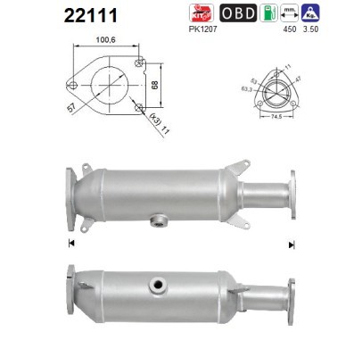 As 22111 Katalysator FüR Accord Vii 2.0 2.4 02.03-05.08 Honda-image