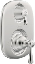 Moen T4111 Double Handle Moentrol Transfer Valve Trim Only, Chrome Finish