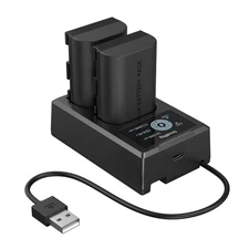 SmallRig LP-E6P Camera Battery Charger Set for Canon LP-E6P, 2520mAh Battery