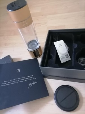 Lumi Vitae CellPower Wasserstoff Wasserflasche Wüstengold original