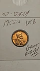 wheat penny 1955S LINCOLN CENT GEM RED BU 1955-S NICE RED UNC DETAILS LOT #B