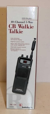 RADIOSHACK TRC-236 40 CHANNEL 5 WATT CB WALKIE TALKIE NEW IN BOX NIB