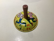 Vintage Tin Noise Maker " Life of the Party" wood handle