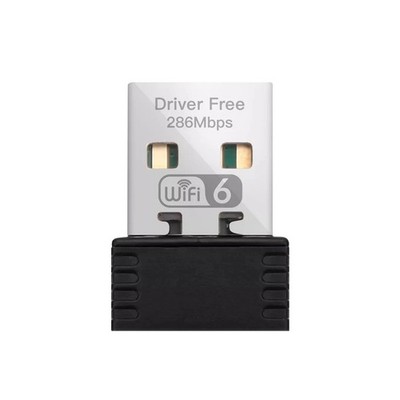 Wireless USB WiFi 6 Dongle 286Mbps Network Adapter 2.4GHz for Win11 Laptop PC