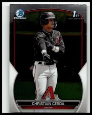 2023 Bowman #BCP-56 Christian Cerda Chrome Arizona Diamondbacks
