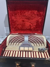 Cameramo Accordion Red And Pearl White Untested