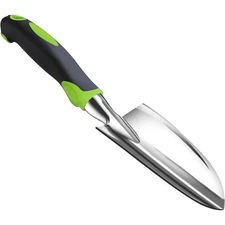 Gardening Trowel for Digging and Planting Alloy Steel Spade with Anti Slip