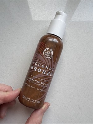 The Body Shop - Coconut Bronze Shimmering Dry Oil Tan Glow 100ml Discontinued