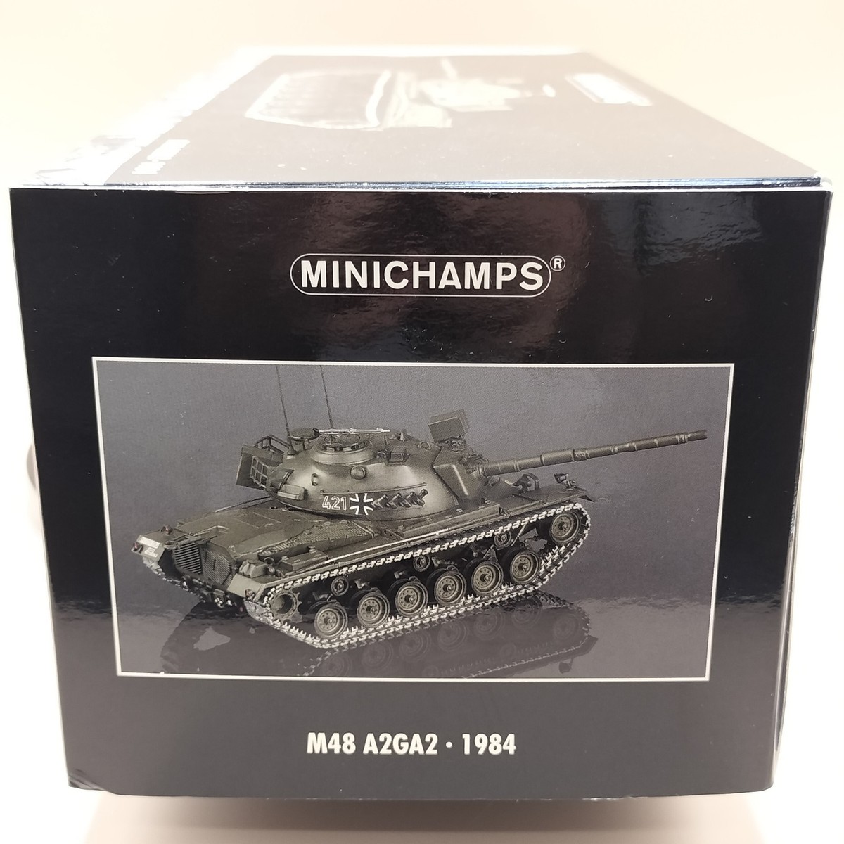 MINICHAMPS 1/35 M48 A2GA2 1984 German Tank #421 350041001 Diecast