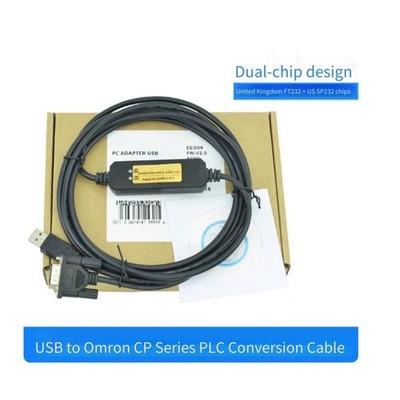 USB Cable for   PLC CJ CS CQM1H CPM2AH Programming USB-XW2Z-200S-CV Black #yi