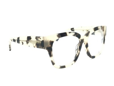 DIFF BELLA II CT-GG171 Women's Beige Tortoise Large Square Eyeglasses Frames