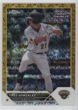 2023 Topps Pro Debut Chrome Gold Mini-Diamond Refractor 13/50 Tres Gonzalez 1dm4
