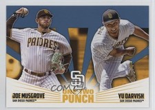 2023 Topps Series 1 One-Two Punch Blue Joe Musgrove Yu Darvish #12P-14 0l44