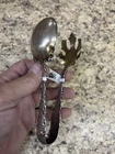 Louis XV by Whiting Sterling Silver Ice Tong with Claw and Spoon 6 1/4" Serving