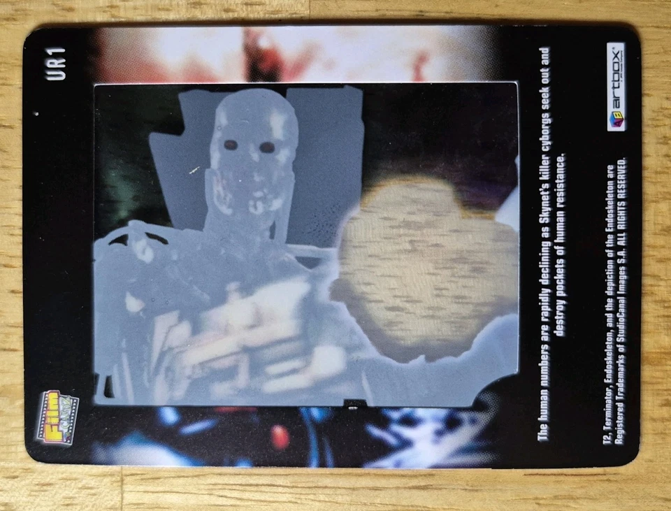 Seek And Destroy | 2003 Artbox Terminator 2: Judgement Day FilmCardz #UR1 - Image 2 of 2