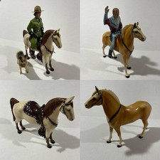 1950's Hartland Roy Rogers  Trigger and Dale Evans, Buttermilk,  Bullet