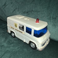 Vintage 1960s TELSALDA NFIC POLICE DEPT VAN PLASTIC FRICTION  HONG KONG