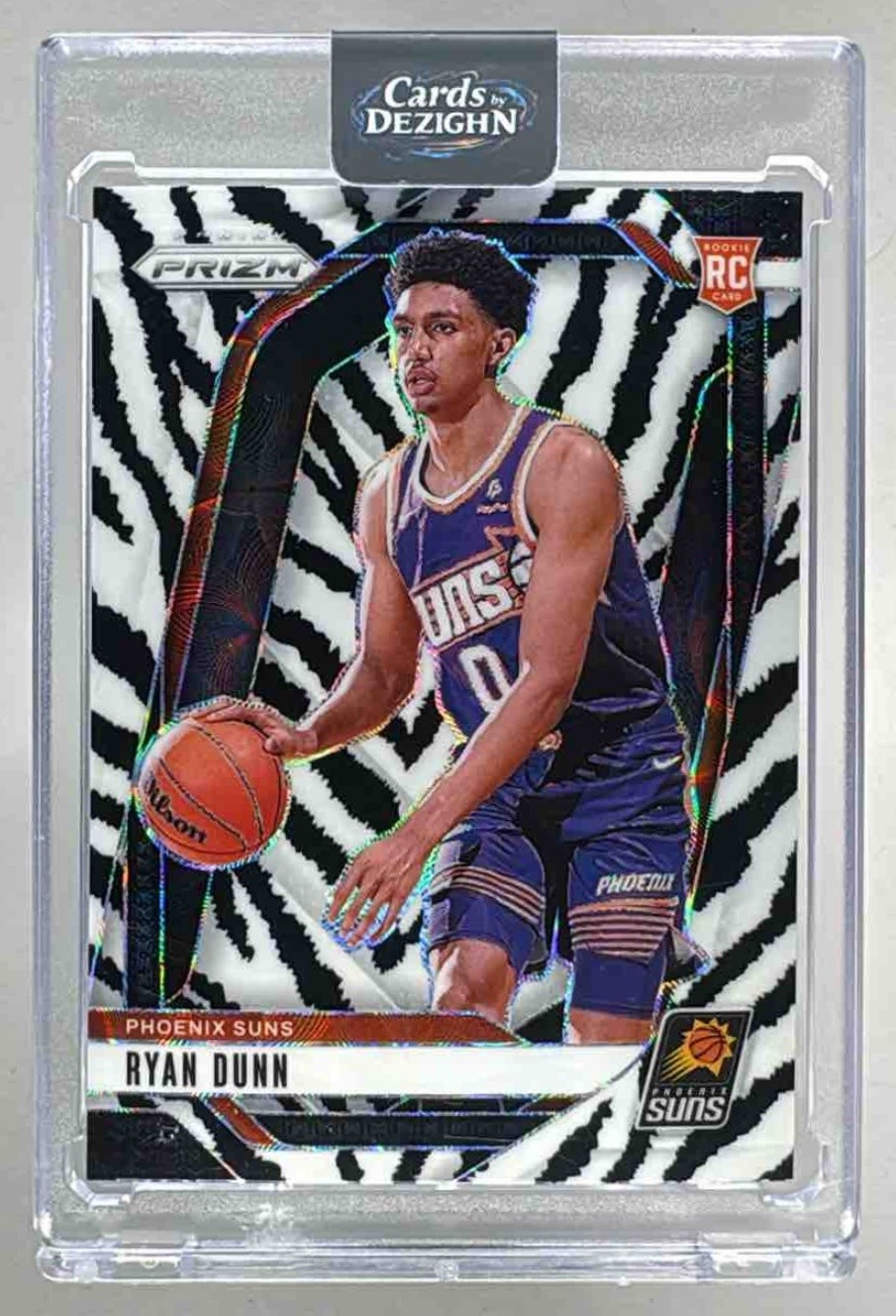 Ryan Dunn 2024 Panini Prizm #258 White Tiger Stripe Rookie RC