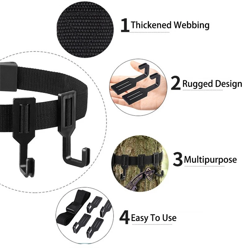 Plastic hooks Tree hooks For Hunting Outdoor Use Hooks Bow Combo Hanger - Image 4 of 4