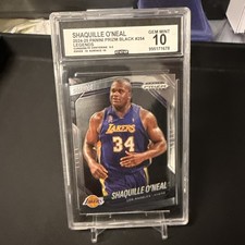 2024-25 Panini Prizm Black Shaquille O'Neal #254  GEM MINT 10 CCG