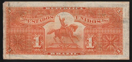 i-003747 Brasilien 1 Mil Reis ND (1917) Sehr schön - Bild 2 von 2