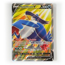 Pokemon - Honchkrow V - 161/172 - SWSH Brilliant Stars - Full Art Card
