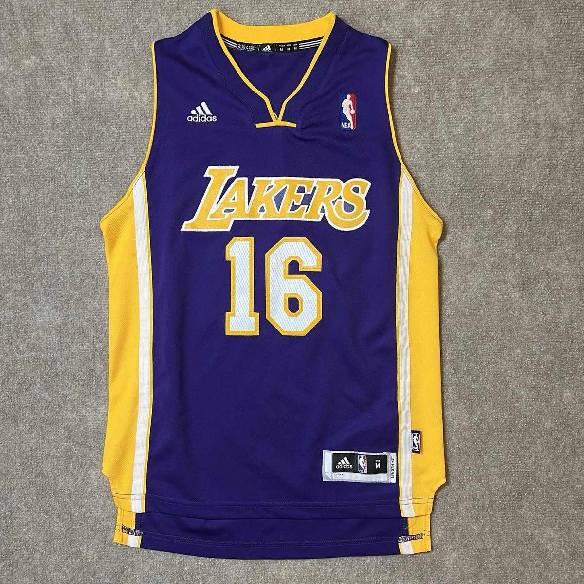 Pau Gasol Size M Los Angeles Lakers NBA Fan Apparel & Souvenirs